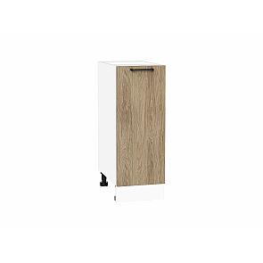 Шкаф нижний с 1-ой дверцей Флэт Natural Casella Oak 2S/Белый 816*300*478