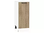 Шкаф нижний с 1-ой дверцей Флэт Natural Casella Oak 2S/Белый 816*300*478