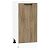 Шкаф нижний с 1-ой дверцей Флэт Natural Casella Oak 2S/Белый 816*350*478