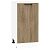 Шкаф нижний с 1-ой дверцей Флэт Natural Casella Oak 2S/Белый 816*400*478