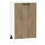 Шкаф нижний с 1-ой дверцей Флэт Natural Casella Oak 2S/Белый 816*450*478
