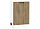 Шкаф нижний с 1-ой дверцей Флэт Natural Casella Oak 2S/Белый 816*500*478