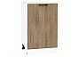 Шкаф нижний с 1-ой дверцей Флэт Natural Casella Oak 2S/Белый 816*500*478