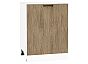 Шкаф нижний с 1-ой дверцей Флэт Natural Casella Oak 2S/Белый 816*600*478