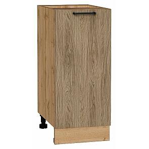 Шкаф нижний с 1-ой дверцей Флэт Natural Casella Oak 2S/Дуб Вотан 816*350*478