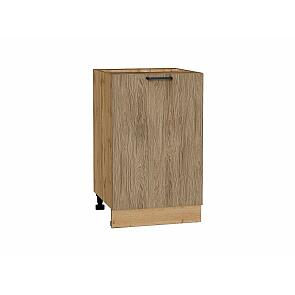 Шкаф нижний с 1-ой дверцей Флэт Natural Casella Oak 2S/Дуб Вотан 816*500*478