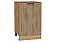 Шкаф нижний с 1-ой дверцей Флэт Natural Casella Oak 2S/Дуб Вотан 816*500*478