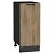 Шкаф нижний с 1-ой дверцей Флэт Natural Casella Oak 2S/Graphite 816*350*478