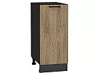 Шкаф нижний с 1-ой дверцей Флэт Natural Casella Oak 2S/Graphite 816*350*478