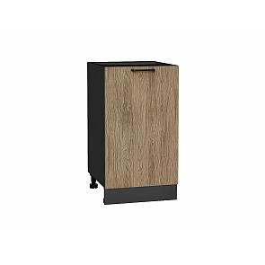 Шкаф нижний с 1-ой дверцей Флэт Natural Casella Oak 2S/Graphite 816*450*478