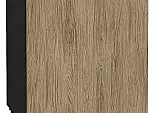 Шкаф нижний с 1-ой дверцей Флэт Natural Casella Oak 2S/Graphite 816*600*478