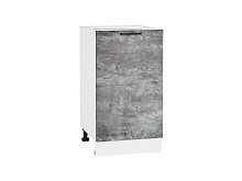 Шкаф нижний с 1-ой дверцей Флэт Temple Stone 2S Белый | 45 см