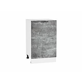 Шкаф нижний с 1-ой дверцей Флэт Temple Stone 2S/Белый 816*500*478