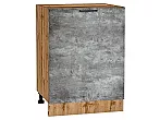 Шкаф нижний с 1-ой дверцей Флэт Temple Stone 2S/Дуб Вотан 816*600*478