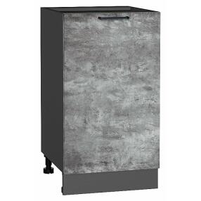 Шкаф нижний с 1-ой дверцей Флэт Temple Stone 2S/Graphite 816*450*478
