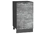 Шкаф нижний с 1-ой дверцей Флэт Temple Stone 2S/Graphite 816*450*478