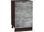 Шкаф нижний с 1-ой дверцей Флэт Temple Stone 2S/Graphite 816*500*478