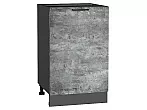 Шкаф нижний с 1-ой дверцей Флэт Temple Stone 2S/Graphite 816*500*478
