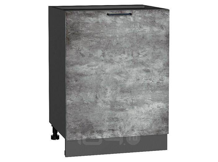 Шкаф нижний с 1-ой дверцей Флэт Temple Stone 2S/Graphite 816*600*478