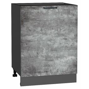 Шкаф нижний с 1-ой дверцей Флэт Temple Stone 2S/Graphite 816*600*478