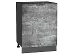 Шкаф нижний с 1-ой дверцей Флэт Temple Stone 2S/Graphite 816*600*478