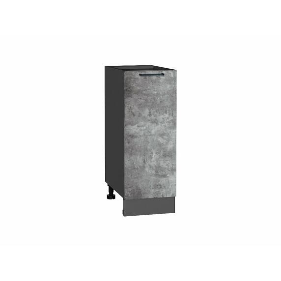Шкаф нижний с 1-ой дверцей Флэт Temple Stone 2S/Graphite 816*300*478
