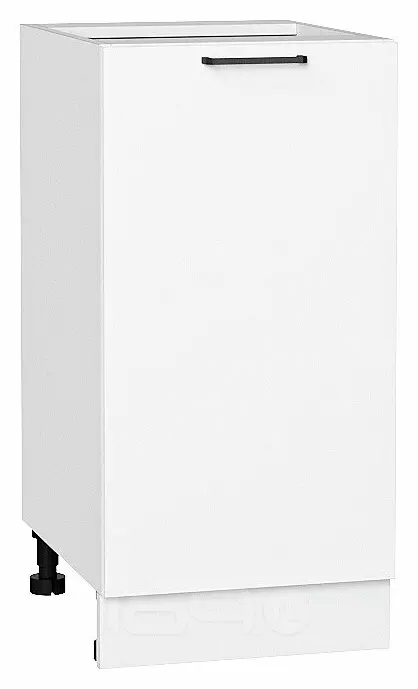 Шкаф нижний с 1-ой дверцей Флэт White In 2S/Белый 816*400*478