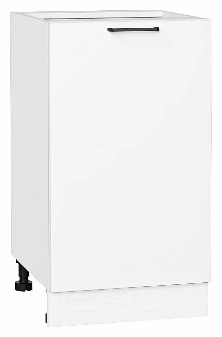 Шкаф нижний с 1-ой дверцей Флэт White In 2S/Белый 816*450*478