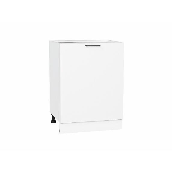 Шкаф нижний с 1-ой дверцей Флэт White In 2S/Белый 816*600*478