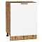 Шкаф нижний с 1-ой дверцей Флэт White In 2S/Дуб Вотан 816*600*478 Шкаф нижний с 1-ой дверцей Флэт White In 2S/Дуб Вотан 816*600*478