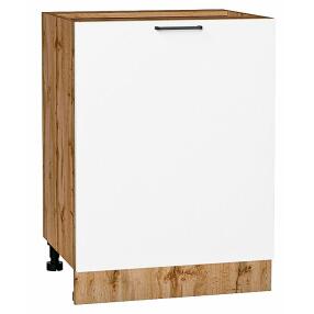 Шкаф нижний с 1-ой дверцей Флэт White In 2S/Дуб Вотан 816*600*478