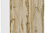 Шкаф нижний с 1-ой дверцей Флэт Wotan Oak 2S/Белый 816*400*478