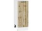 Шкаф нижний с 1-ой дверцей Флэт Wotan Oak 2S/Белый 816*300*478