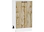 Шкаф нижний с 1-ой дверцей Флэт Wotan Oak 2S/Белый 816*450*478