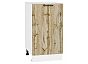 Шкаф нижний с 1-ой дверцей Флэт Wotan Oak 2S/Белый 816*450*478