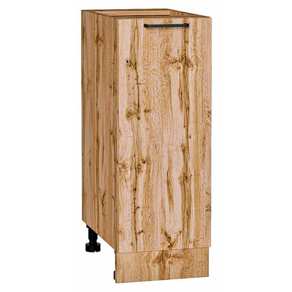 Шкаф нижний с 1-ой дверцей Флэт Wotan Oak 2S/Дуб Вотан 816*300*478