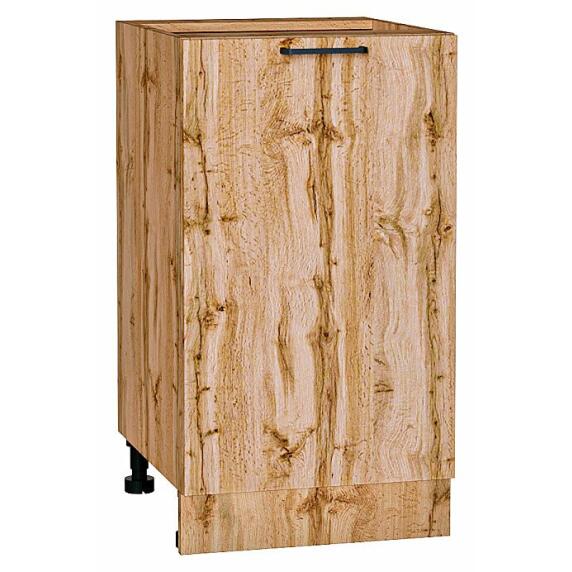 Шкаф нижний с 1-ой дверцей Флэт Wotan Oak 2S/Дуб Вотан 816*450*478