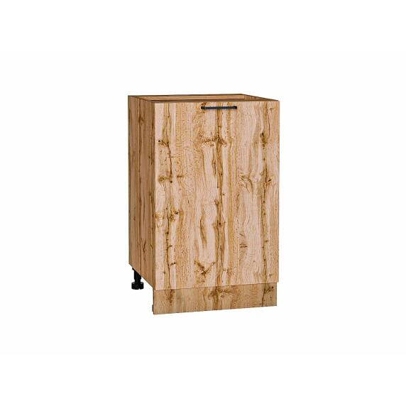 Шкаф нижний с 1-ой дверцей Флэт Wotan Oak 2S/Дуб Вотан 816*500*478