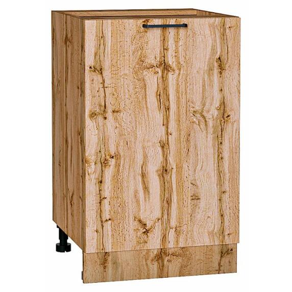 Шкаф нижний с 1-ой дверцей Флэт Wotan Oak 2S/Дуб Вотан 816*500*478