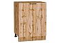 Шкаф нижний с 1-ой дверцей Флэт Wotan Oak 2S/Дуб Вотан 816*600*478