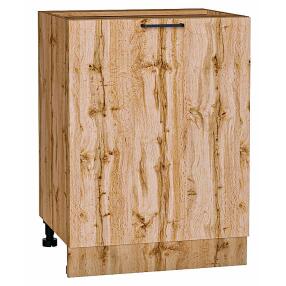 Шкаф нижний с 1-ой дверцей Флэт Wotan Oak 2S/Дуб Вотан 816*600*478