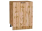 Шкаф нижний с 1-ой дверцей Флэт Wotan Oak 2S/Дуб Вотан 816*600*478