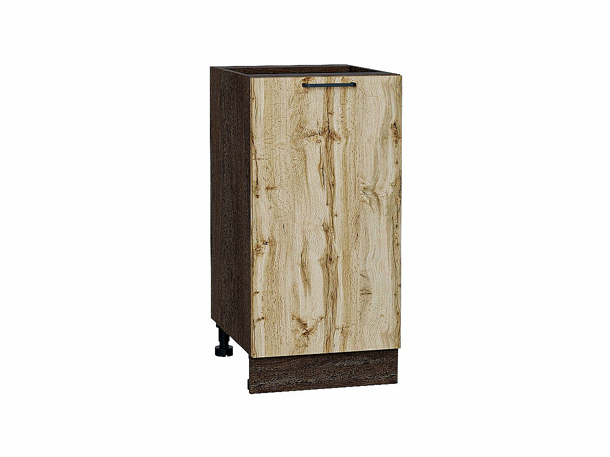 Шкаф нижний с 1-ой дверцей Флэт Wotan Oak 2S/Графит 816*400*478