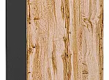 Шкаф нижний с 1-ой дверцей Флэт Wotan Oak 2S/Graphite 816*400*478