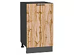 Шкаф нижний с 1-ой дверцей Флэт Wotan Oak 2S/Graphite 816*450*478
