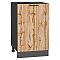 Шкаф нижний с 1-ой дверцей Флэт Wotan Oak 2S/Graphite 816*500*478 Шкаф нижний с 1-ой дверцей Флэт Wotan Oak 2S/Graphite 816*500*478