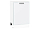 Шкаф нижний с 1-ой дверцей Фрейм White Silk/Белый 816*500*484