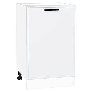 Шкаф нижний с 1-ой дверцей Фрейм White Silk/Белый 816*500*484