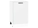Шкаф нижний с 1-ой дверцей Фрейм White Silk/Белый 816*500*484