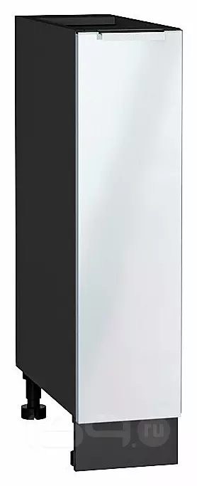 Шкаф нижний с 1-ой дверцей Фьюжн Angel Graphite 816*200*480